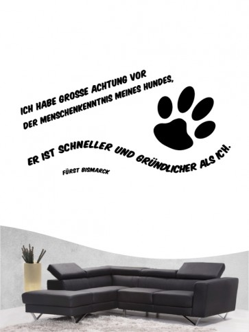 Hunde-Zitat 27 Wandtattoo von Anfalas.de