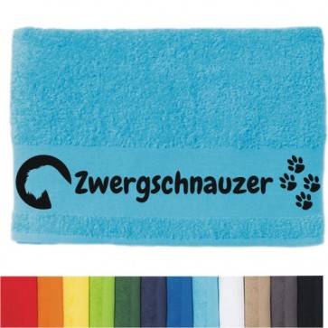 DOG - Handtuch "Zwergschnauzer" selbst gestalten | ANFALAS
