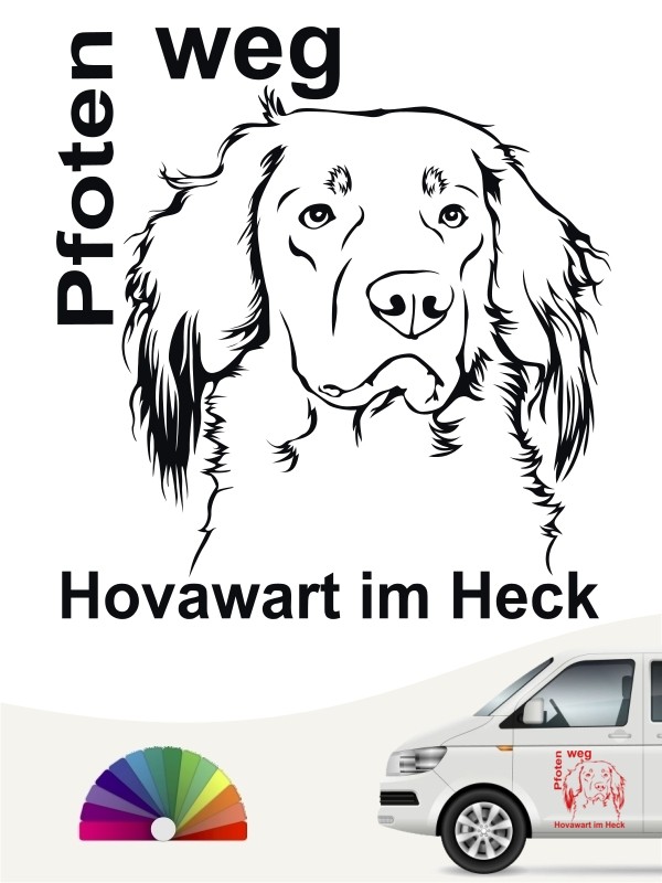 Details about   14212 Hovawart Herzschlag Aufkleber 179x71mm  Hund Sticker Auto Tuning 
