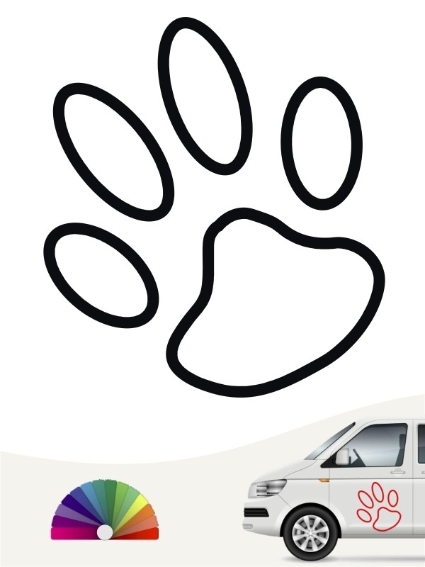 Comichund 31 Aufkleber mit eigenem Text » Farbe & Größe by ANFALAS