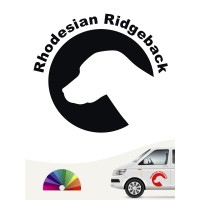Rhodesian Ridgeback 44 Aufkleber in eigener Farbe & Größe by ANFALAS