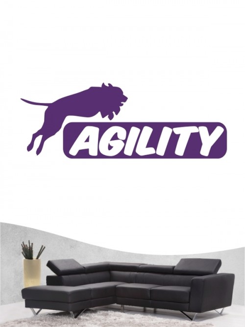 Agility 4 - Wandtattoo