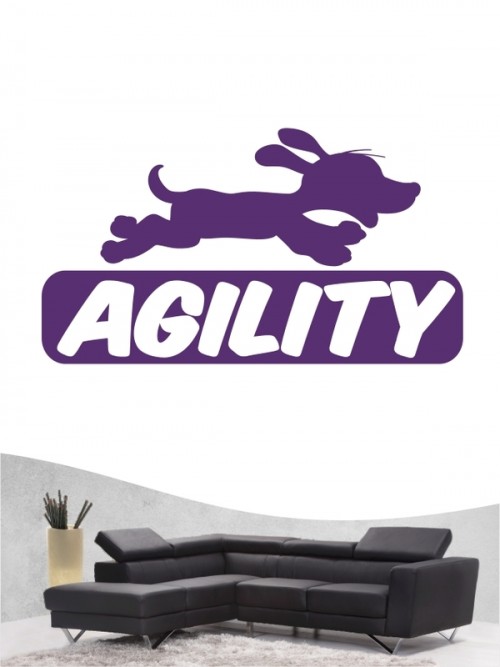 Agility 6 - Wandtattoo