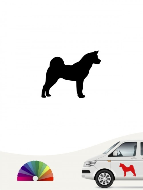 Hunde-Autoaufkleber Akita Inu 1 Mini von Anfalas.de