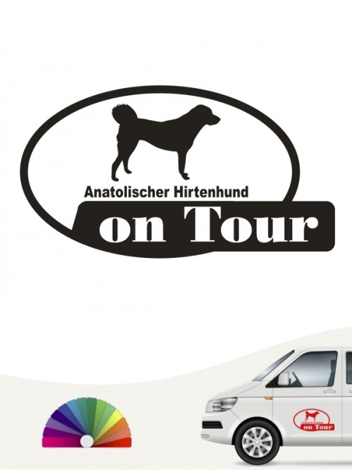 Hunde-Autoaufkleber Anatolischer Hirtenhund 9 von Anfalas.de