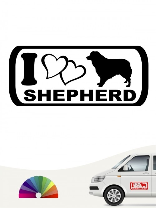 I Love Shepherd Aufkleber anfalas.de