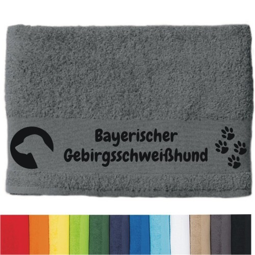 DOG - Handtuch "Bayerischer Gebirgsschweißhund" von anfalas.de