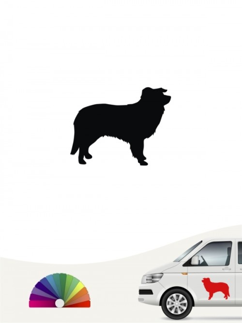 Hunde-Autoaufkleber Border Collie 1 Mini von Anfalas.de