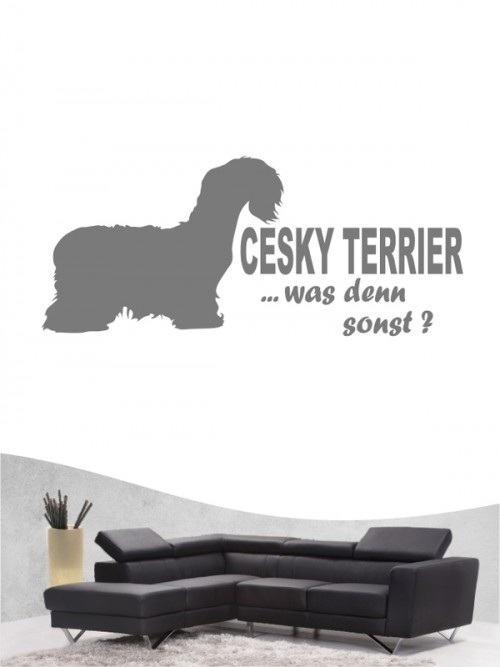 Cesky Terrier 7 - Wandtattoo