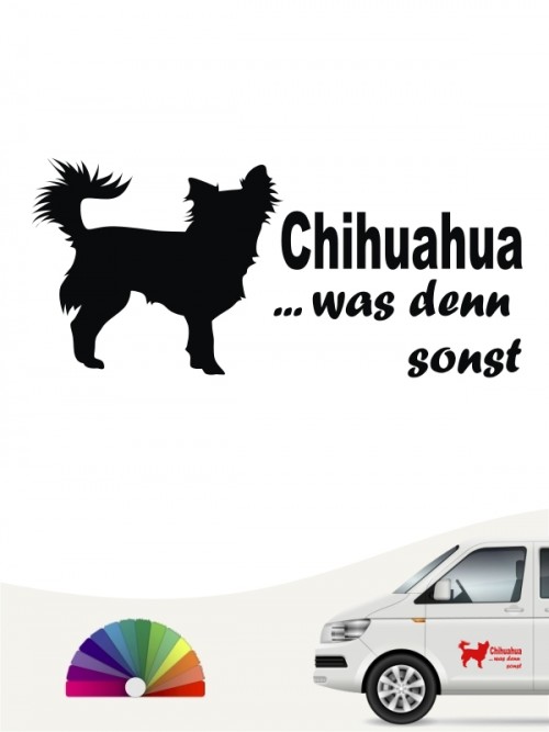 Chihuahua was denn sonst Autosticker anfalas.de