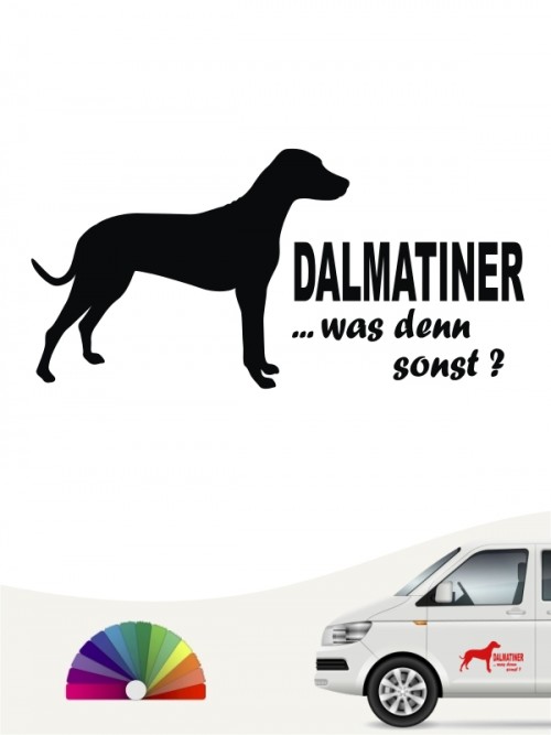 Was denn sonst Dalmatiner Sticker anfalas.de