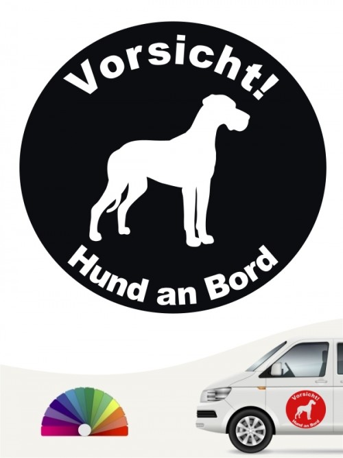 Deutsche Dogge Aufkleber von anfalas.de