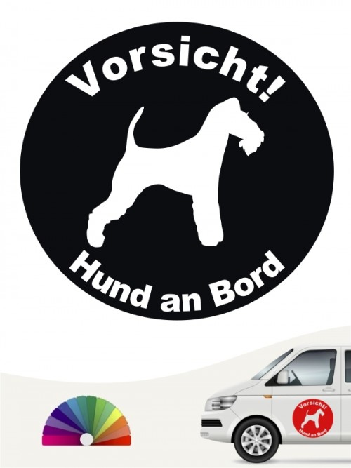 Fox Terrier Drahthaar Aufkleber von anfalas.de