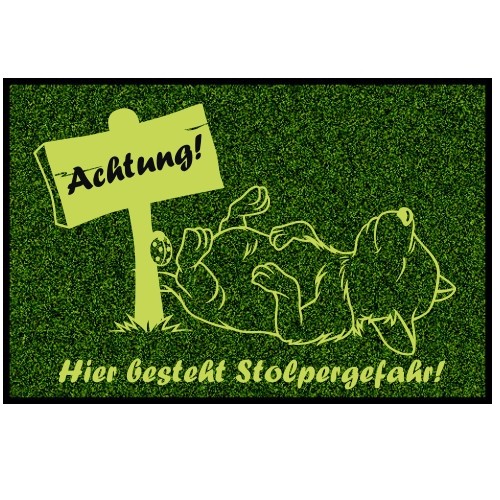 Fußmatte Hundemotiv niedlich Anfalas.de