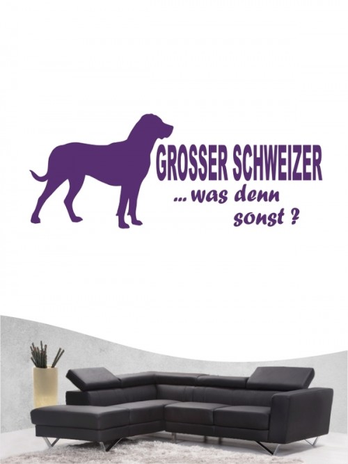 Großer Schweizer Sennenhund 7 - Wandtattoo