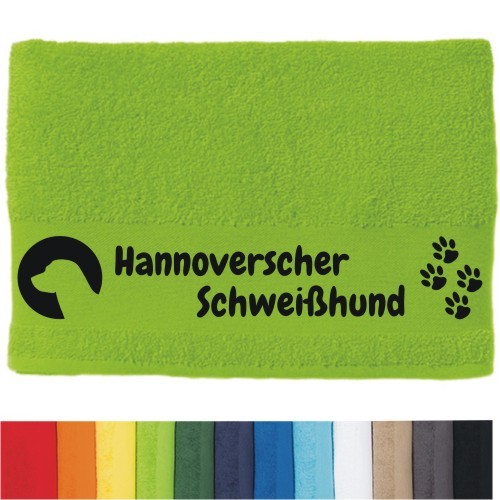 DOG - Handtuch "Hannoverscher Schweißhund" selbst gestalten | ANFALAS
