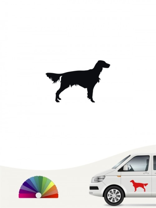 Hunde-Autoaufkleber Irish Red Setter 1 Mini von Anfalas.de