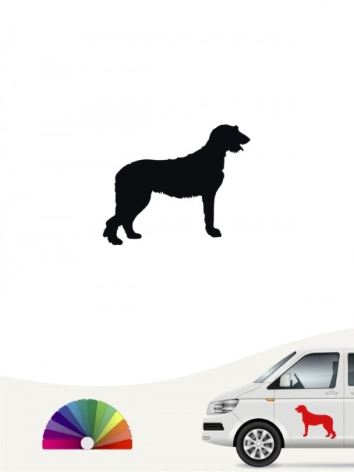 Hunde-Autoaufkleber Irish Wolfhound 1 Mini von Anfalas.de