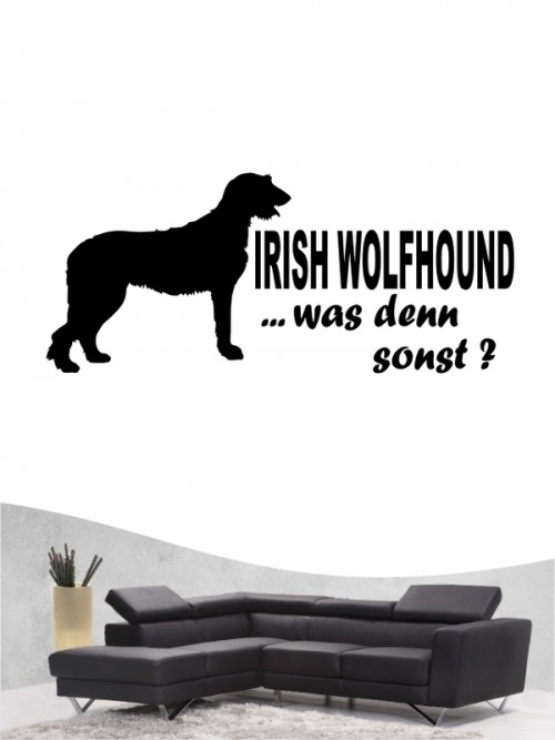 Irish Wolfhound 7 - Wandtattoo