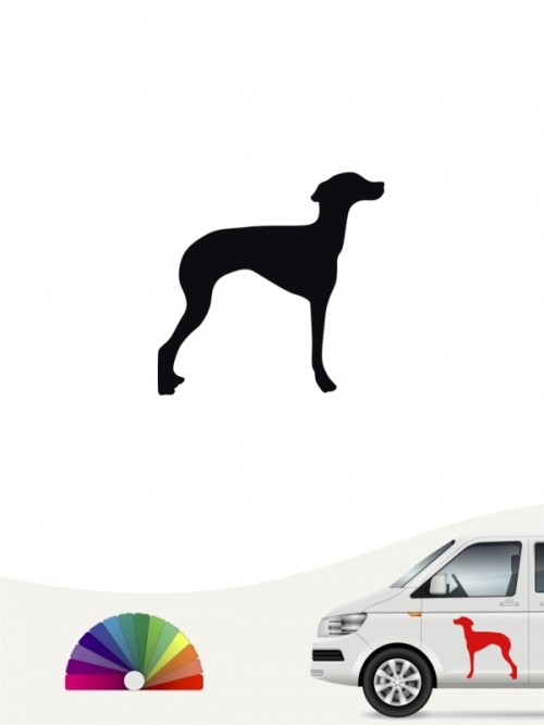 Hunde-Autoaufkleber Italienisches Windspiel 1 Mini von Anfalas.de