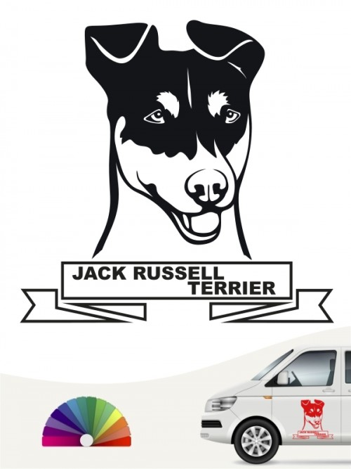 Hunde-Autoaufkleber Jack Russell Terrier 16 von Anfalas.de