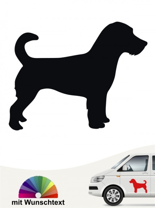 Jack Russell Terrier Hundeaufkleber von anfalas.de