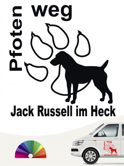 Hunde-Autoaufkleber Jack Russell Terrier 5 von Anfalas.de