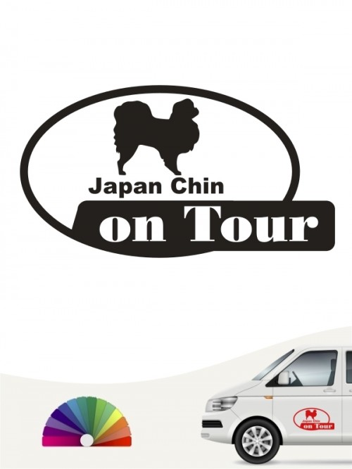 Hunde-Autoaufkleber Japan Chin 9 von Anfalas.de