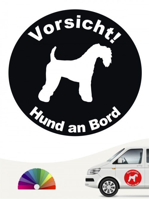 Kerry Blue Terrier Aufkleber von anfalas.de