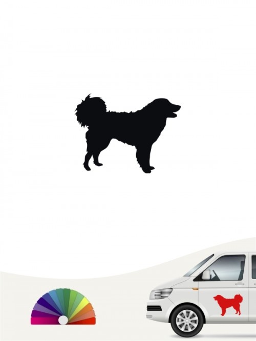 Hunde-Autoaufkleber Kuvasz 1 Mini von Anfalas.de