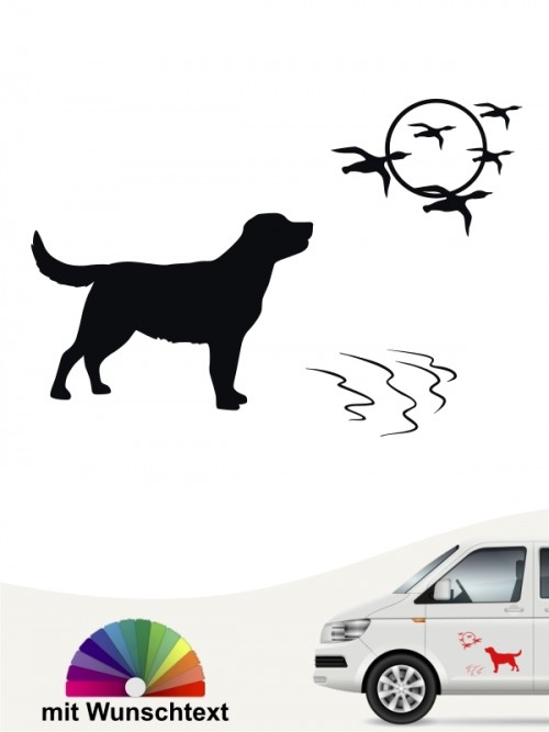 Hunde-Autoaufkleber Labrador Retriever 10 von Anfalas.de