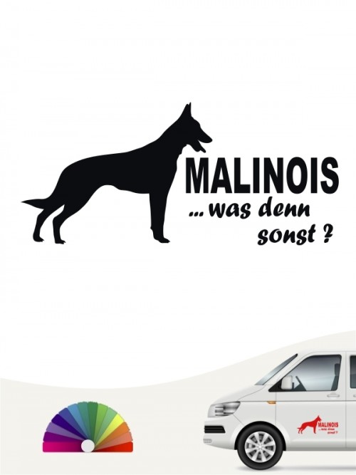 Malinois Autoaufkleber was denn sonst von anfalas.de