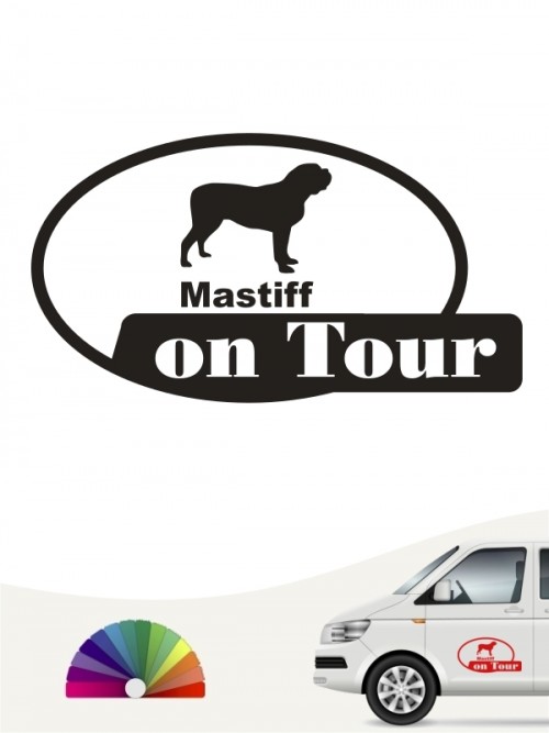 Hunde-Autoaufkleber Mastiff 9 von Anfalas.de