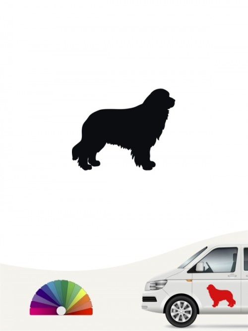 Hunde-Autoaufkleber Neufundländer 1a Mini von Anfalas.de