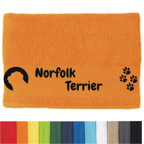 DOG - Handtuch "Norfolk Terrier" selbst gestalten | ANFALAS