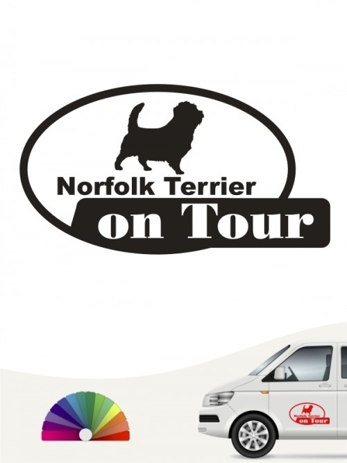 Hunde-Autoaufkleber Norfolk Terrier 9 von Anfalas.de