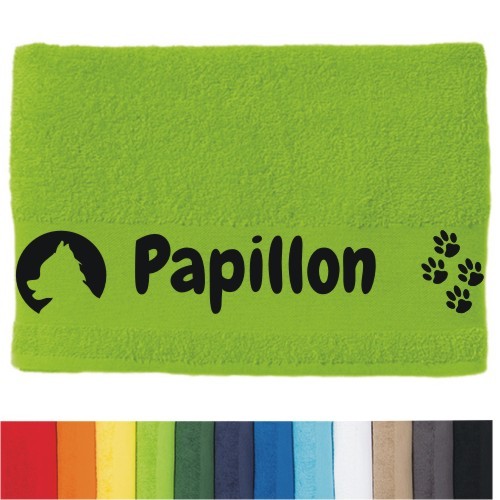 DOG - Handtuch "Papillon" selbst gestalten | ANFALAS