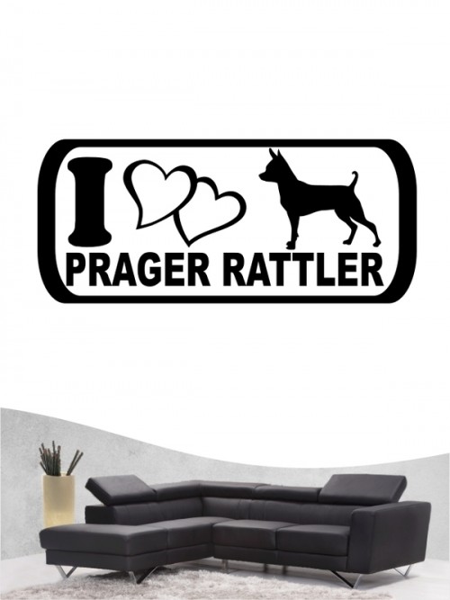 Prager Rattler 6 - Wandtattoo