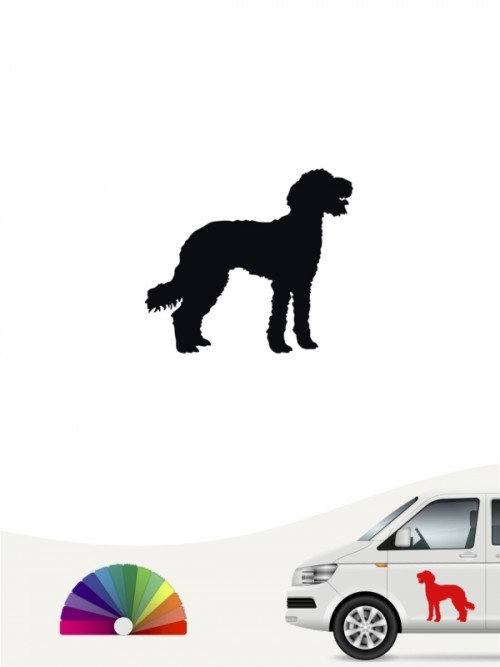 Hunde-Autoaufkleber Pudel 1 Mini von Anfalas.de
