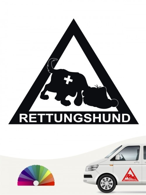 Rettungshunde Sticker lustig anfalas.de