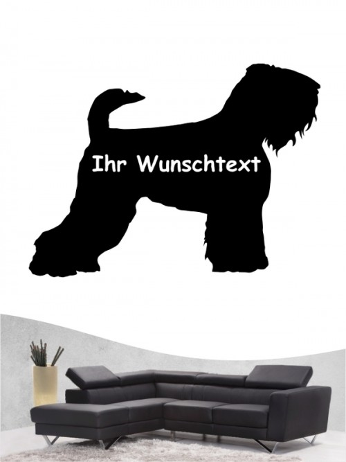 Schwarzer Terrier 3 - Wandtattoo