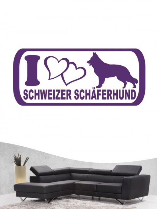 Schweizer Schäferhund 6 - Wandtattoo