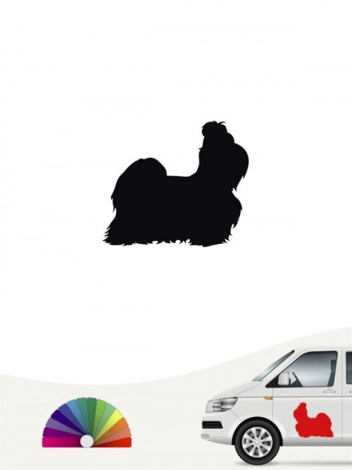 Hunde-Autoaufkleber Shih Tzu 1 Mini von Anfalas.de