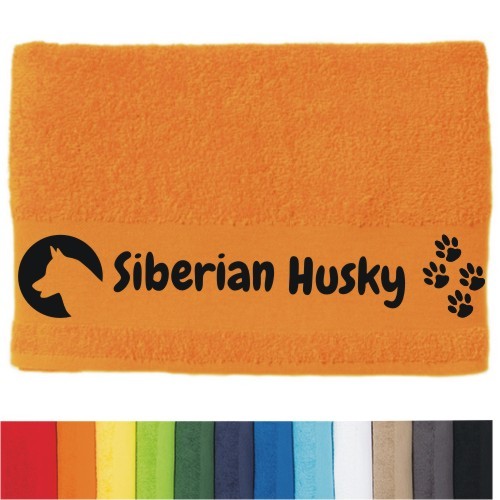 DOG - Handtuch "Siberian Husky" selbst gestalten | ANFALAS