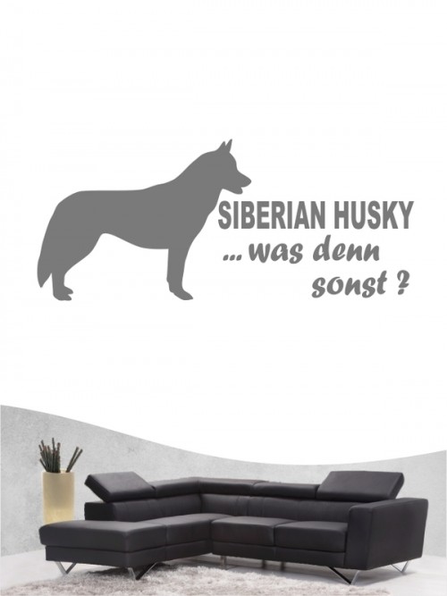Siberian Husky 7 - Wandtattoo