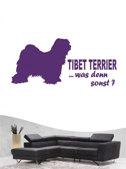 Tibet Terrier 7 - Wandtattoo