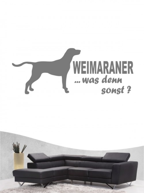 Weimaraner 7a - Wandtattoo