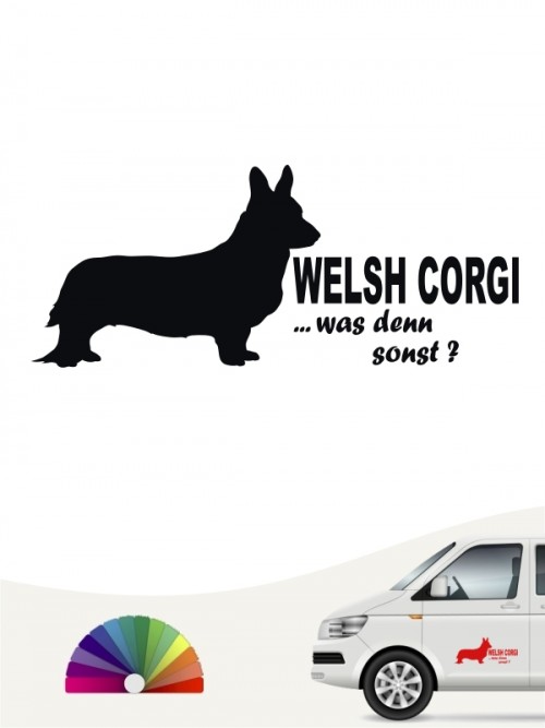 Welsh Corgi was denn sonst Sticker anfalas.de