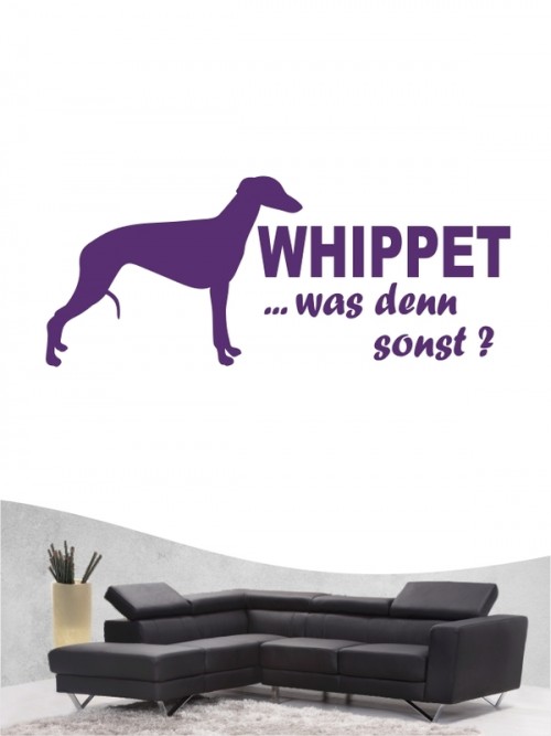 Whippet 7 - Wandtattoo