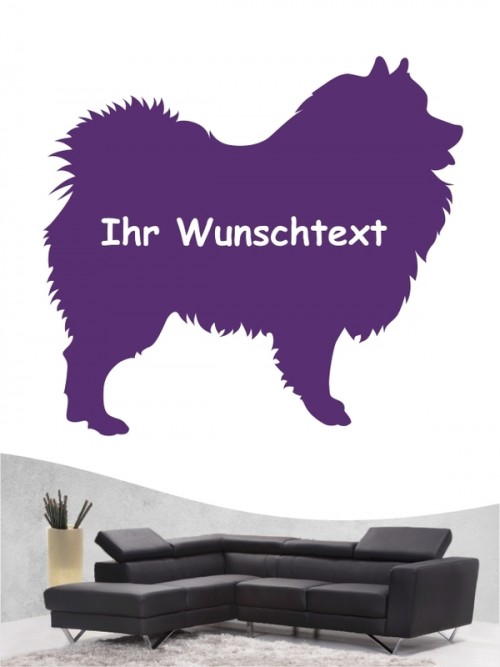 Hunde-Wandtattoo Wolfsspitz 3 von Anfalas.de